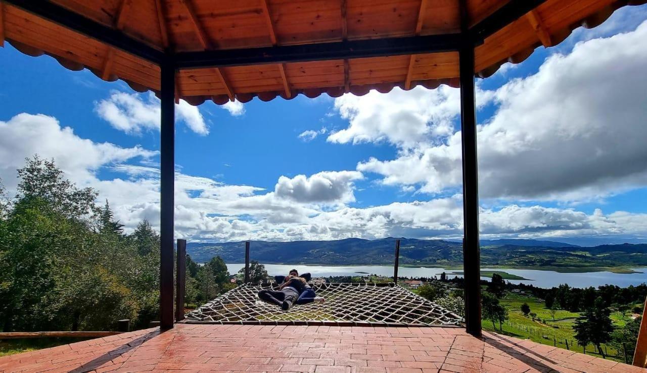 Glamping Sede Campestre Mirador De Pueblo Viejo Otel Guatavita Dış mekan fotoğraf