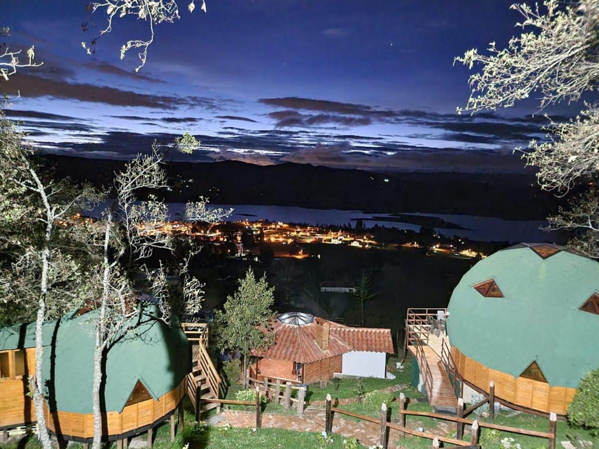 Glamping Sede Campestre Mirador De Pueblo Viejo Otel Guatavita Dış mekan fotoğraf