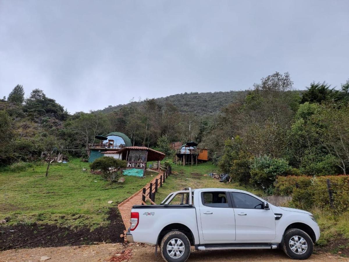 Glamping Sede Campestre Mirador De Pueblo Viejo Otel Guatavita Dış mekan fotoğraf