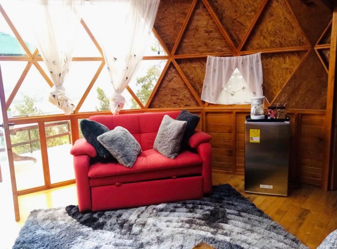 Glamping Sede Campestre Mirador De Pueblo Viejo Otel Guatavita Dış mekan fotoğraf