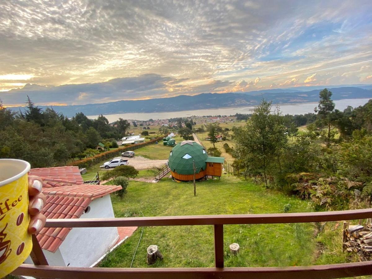 Glamping Sede Campestre Mirador De Pueblo Viejo Otel Guatavita Dış mekan fotoğraf