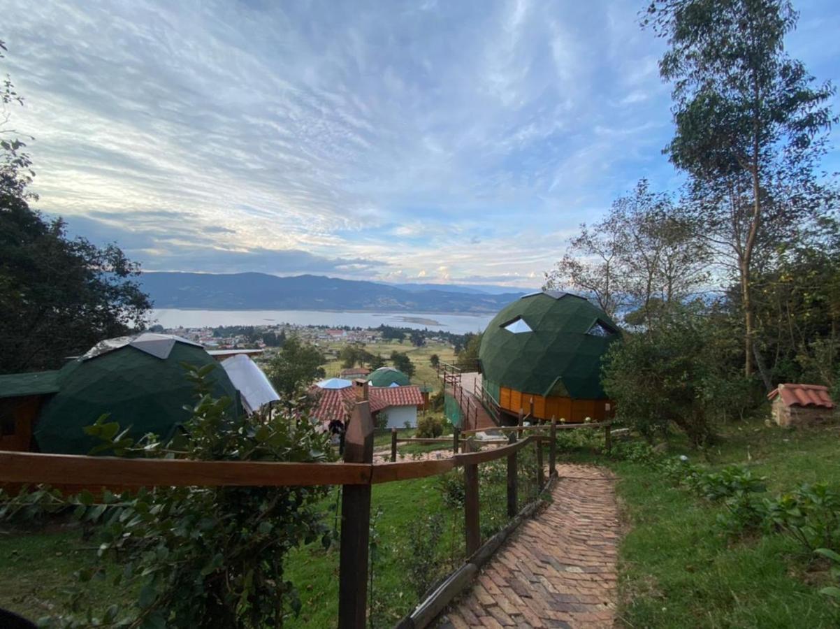 Glamping Sede Campestre Mirador De Pueblo Viejo Otel Guatavita Dış mekan fotoğraf