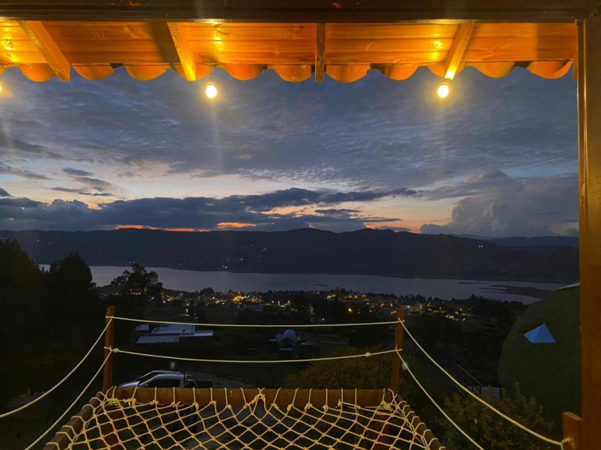 Glamping Sede Campestre Mirador De Pueblo Viejo Otel Guatavita Dış mekan fotoğraf
