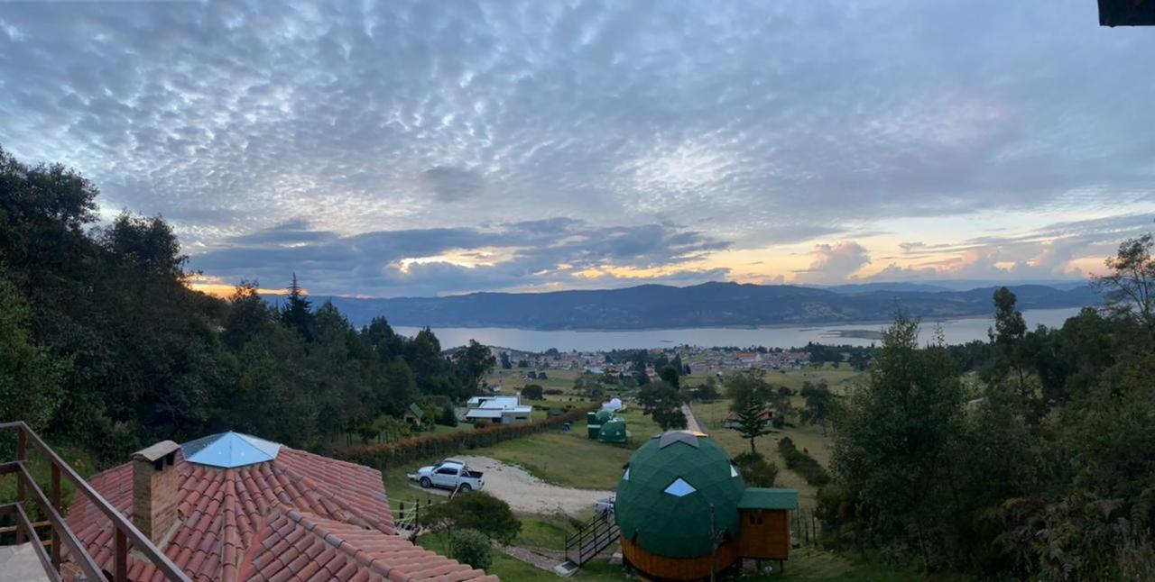 Glamping Sede Campestre Mirador De Pueblo Viejo Otel Guatavita Dış mekan fotoğraf