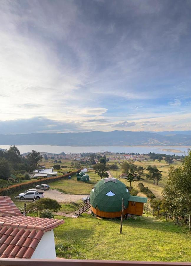 Glamping Sede Campestre Mirador De Pueblo Viejo Otel Guatavita Dış mekan fotoğraf