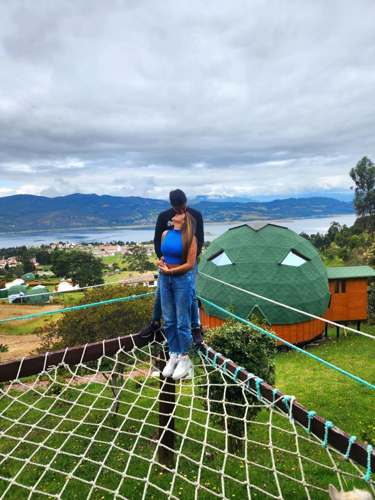 Glamping Sede Campestre Mirador De Pueblo Viejo Otel Guatavita Dış mekan fotoğraf