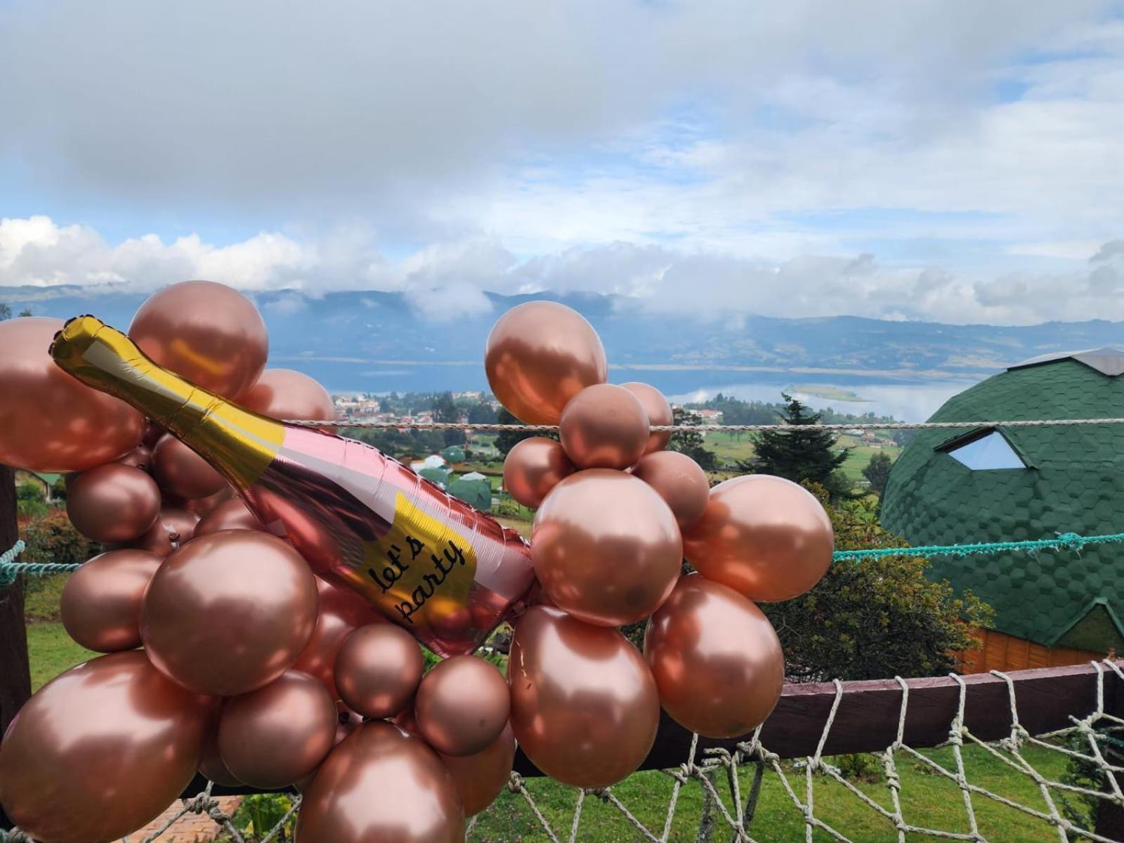 Glamping Sede Campestre Mirador De Pueblo Viejo Otel Guatavita Dış mekan fotoğraf
