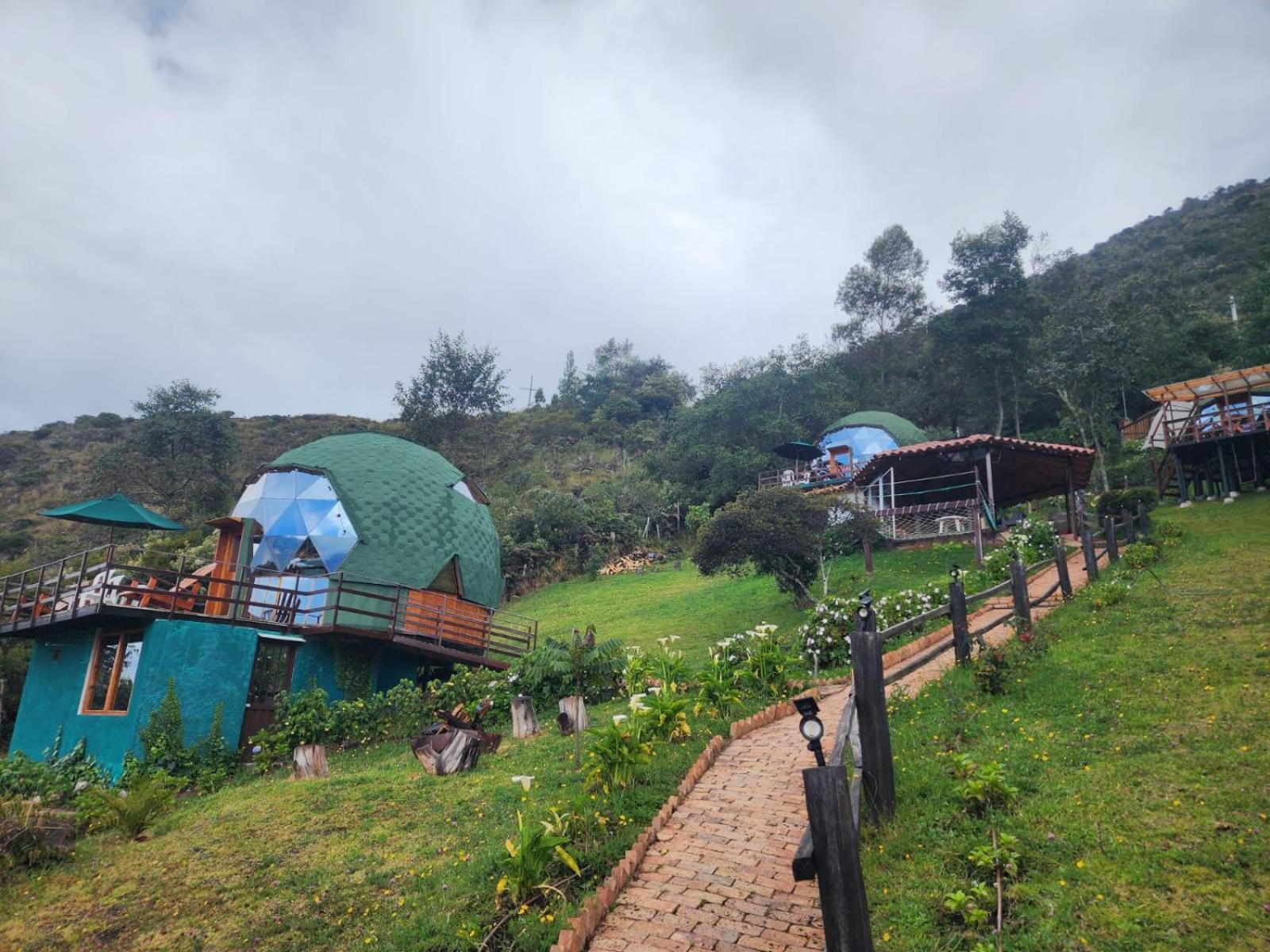 Glamping Sede Campestre Mirador De Pueblo Viejo Otel Guatavita Dış mekan fotoğraf