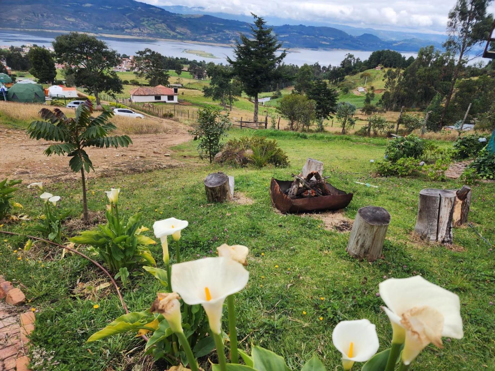 Glamping Sede Campestre Mirador De Pueblo Viejo Otel Guatavita Dış mekan fotoğraf