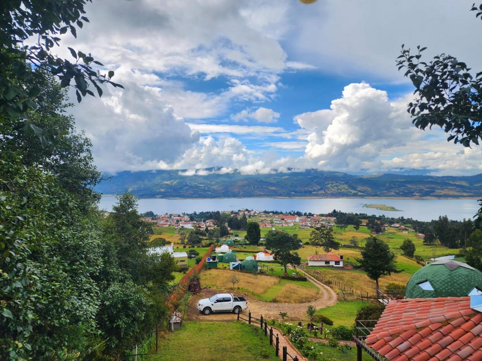 Glamping Sede Campestre Mirador De Pueblo Viejo Otel Guatavita Dış mekan fotoğraf