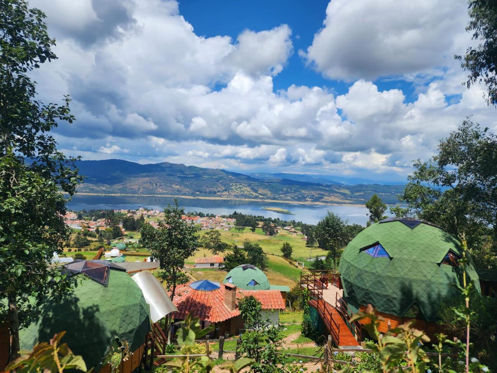 Glamping Sede Campestre Mirador De Pueblo Viejo Otel Guatavita Dış mekan fotoğraf