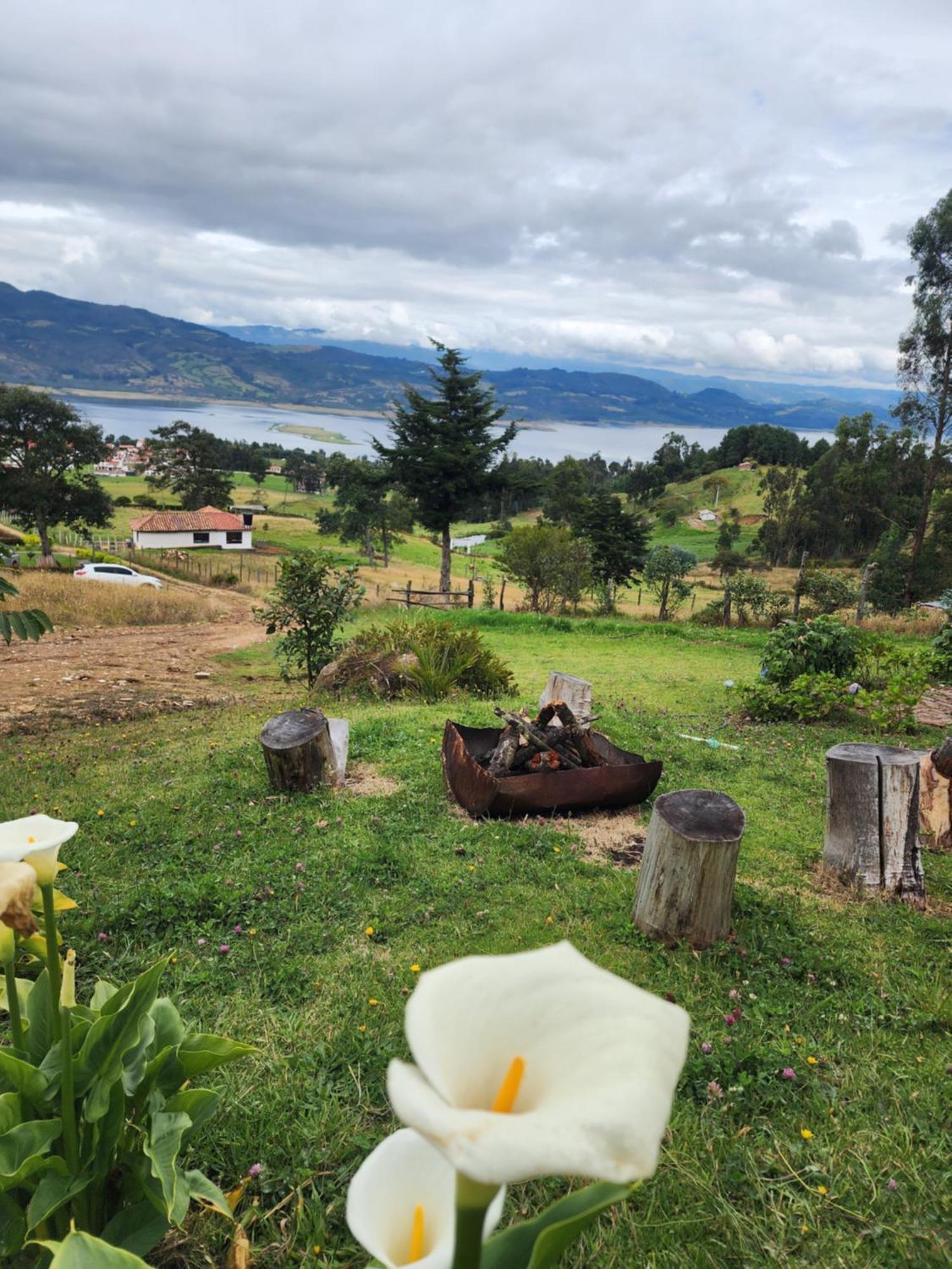 Glamping Sede Campestre Mirador De Pueblo Viejo Otel Guatavita Dış mekan fotoğraf