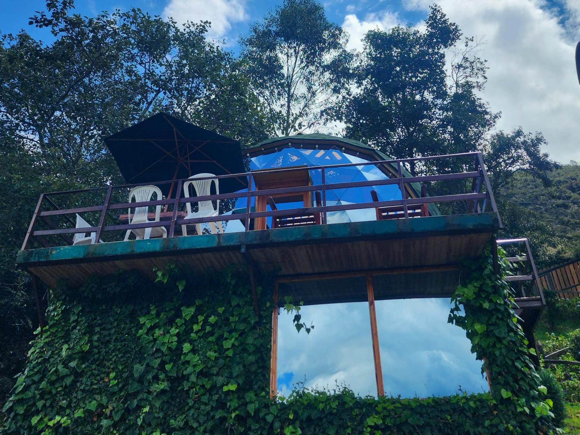 Glamping Sede Campestre Mirador De Pueblo Viejo Otel Guatavita Dış mekan fotoğraf
